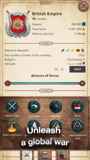 Europe 1784 - Military strategy Screenshot 1