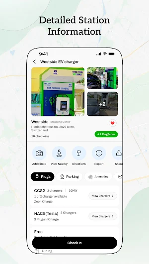 EV Charging Station Finder Screenshot 2
