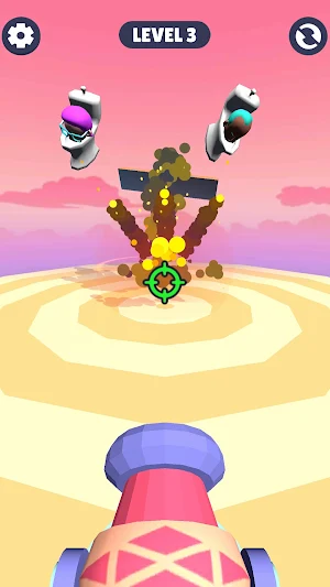 Shooting  Cannon Toilet Man Screenshot 1