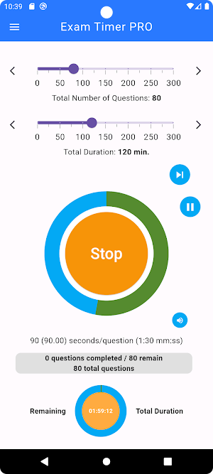 Exam Timer PRO:Effortless,Easy Screenshot 0