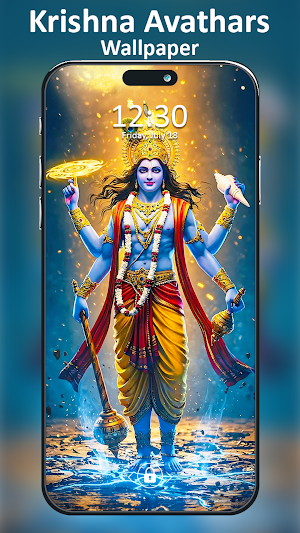 Shree Krishna Wallpaper HD 4K Screenshot 3