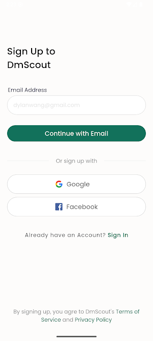 DmScout Screenshot 0