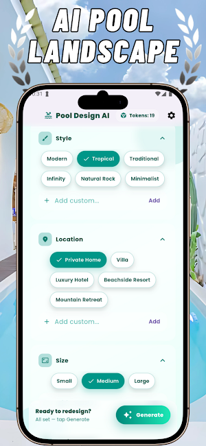 AI Pool Design - Landscape AI Screenshot 3