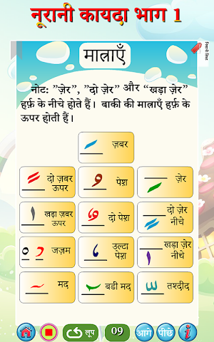 Noorani Qaida in Hindi Part 1 (audio) Screenshot 3