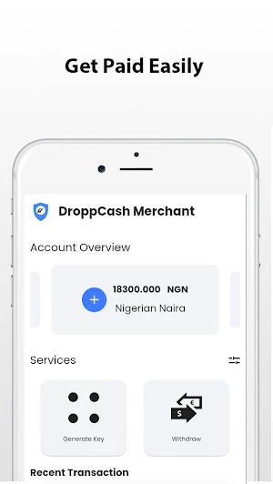 DroppCash Merchant Screenshot 0