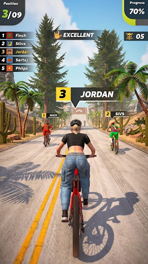 Downhill Race Extreme BMX Rush Screenshot 0