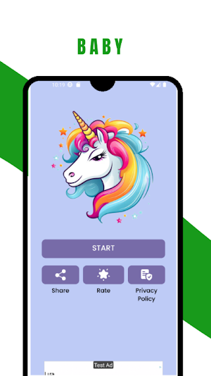 Baby Unicorn Coloring Book Screenshot 0