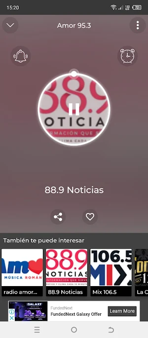 Amor 95.3 fm  Musica Romantica Screenshot 1