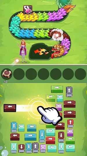Save the Girl: Dragon Puzzle Screenshot 2
