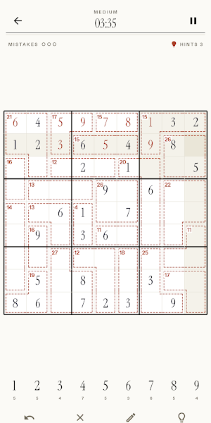 Killer Sudoku: Sudoku Puzzles Screenshot 1