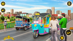 Real Tuk Tuk Auto Rickshaw 3d Screenshot 2