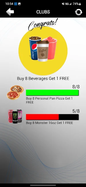 Gitty Up-N-Go Loyalty Screenshot 1