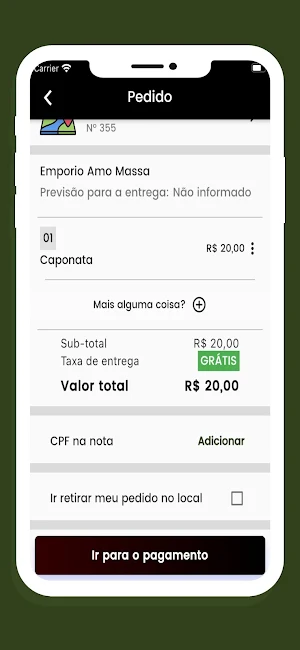 Empório Amo Massa Screenshot 2