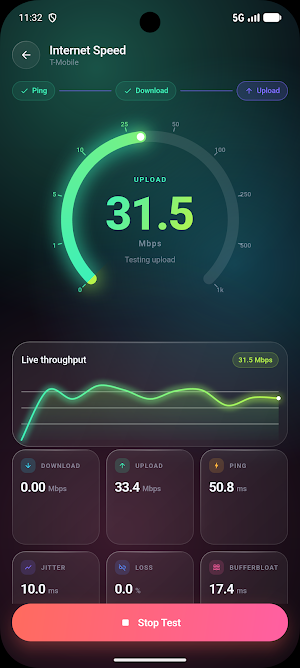 DB Speed Test: Internet & GPS Screenshot 2