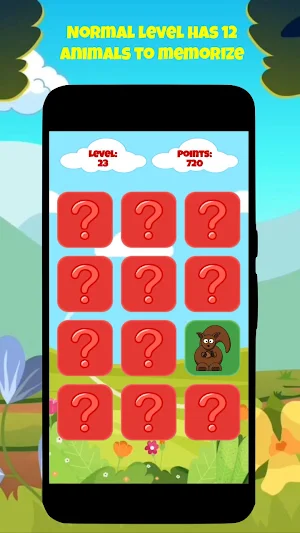 Funny Animals: Memory Game Screenshot 2