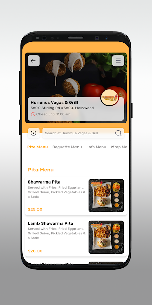 Hummus Vegas and Grill Screenshot 2