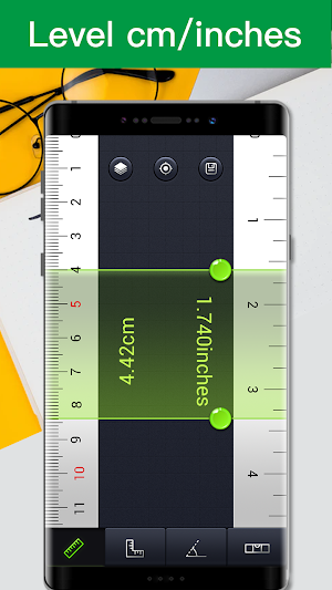 Ruler & Bubble Level: Measure Screenshot 3