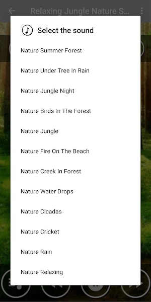 Jungle Natural Sound Screenshot 1