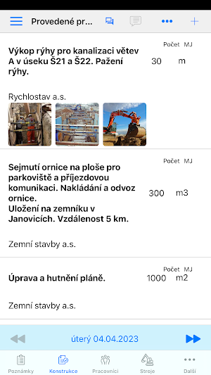 Stavební deník ČEZ DJE Screenshot 0