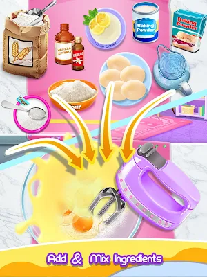 Princess Cake - Sweet Trendy Desserts Maker Screenshot 1