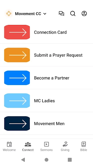 Movement Church Celina Screenshot 1