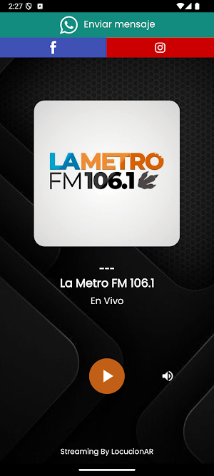 La Metro FM 106.1 Screenshot 0