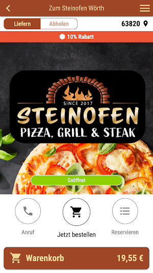 Zum Steinofen Wörth Screenshot 0