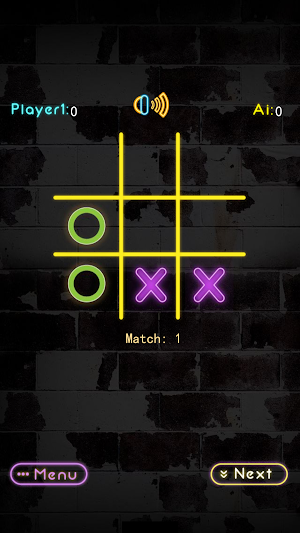 Tic Tac Toe Neon Screenshot 1