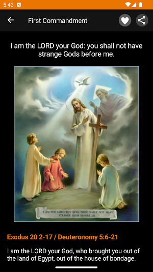 Bible Ten Commandments Screenshot 1