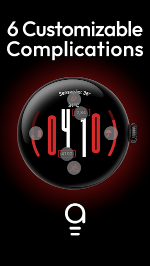 AD Stretched (2) - Watch Face Screenshot 1