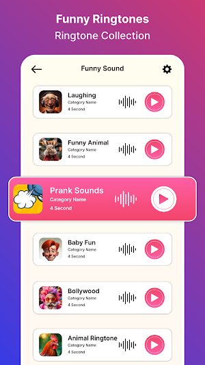 Funny Sounds & Ringtones App Screenshot 2