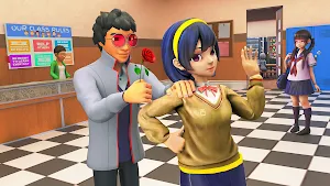Virtual High School Girl Life Simulator Screenshot 0