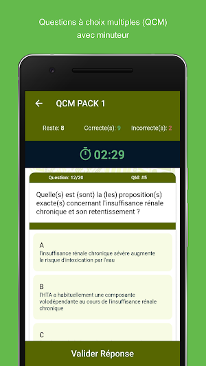 QCM NEPHROLOGIE Screenshot 2