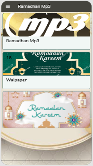 Ramadhan Mp3 Screenshot 0