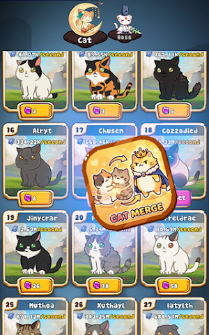 Cute Cat Merge Screenshot 2