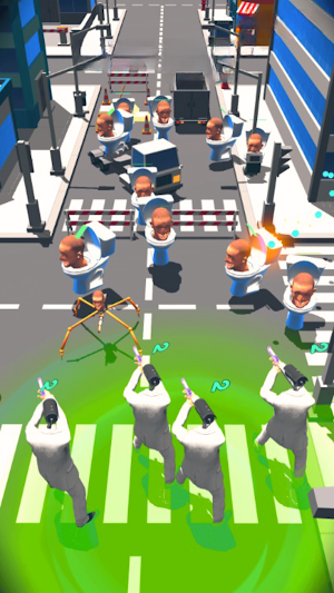 Toilet Shooter FPS Gun Sk Bidi Screenshot 0