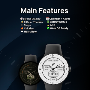 Compass Trek - watch face Screenshot 1