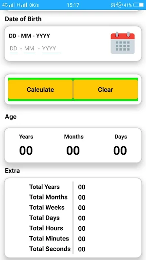 Age Calculator Screenshot 1