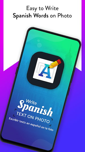 Write Spanish Text on photo Screenshot 0