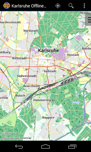 Karlsruhe Offline City Map Screenshot 0