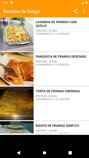 Receitas de frango super gostoso Screenshot 2
