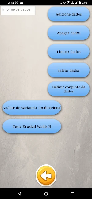 Estatística GTED – UFFS Screenshot 2