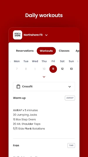 Northshore Fit Screenshot 3