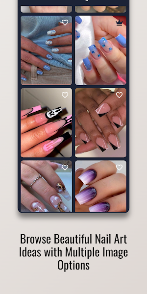 Neutral Lines Nail Art Design Screenshot 3