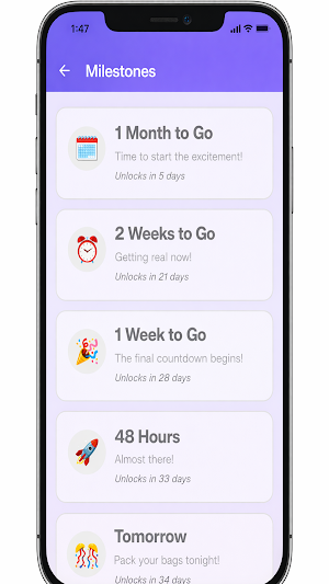 Vacation Countdown – GoneIn Screenshot 3