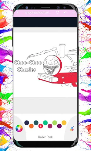 Choo Choo Charles Coloring Screenshot 0