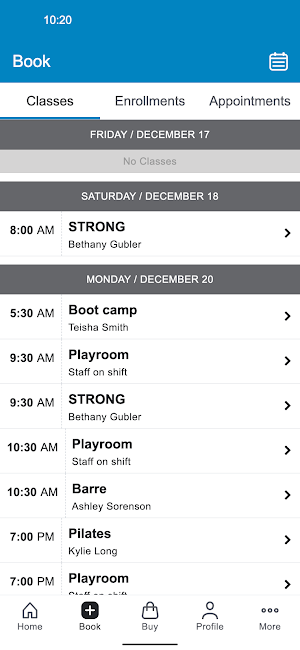 RevvFitness Screenshot 1
