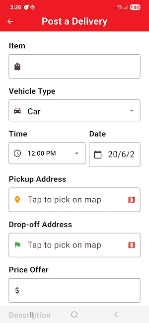 Delivery Connect: Taxi & Rides Screenshot 3