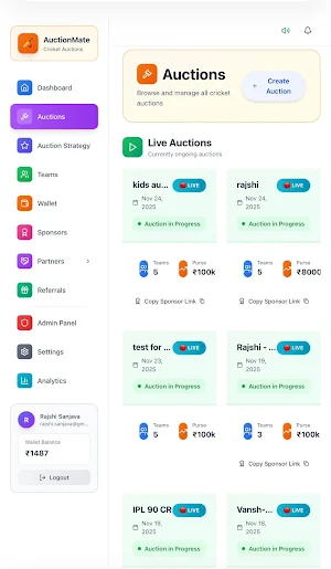 AuctionMate – Live Auction App Screenshot 2
