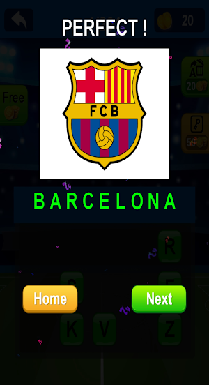 Football Club Quiz Screenshot 2